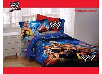 WWE Wrestling Champons Double Bed Comforter/ Padded Duvet With Free Pillowcase