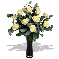 Euroffice White Roses Gift Wrap