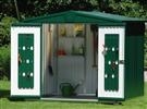 Shed Size 1: 172cm x 84cm (roof size) - Dark Brown