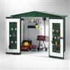 Shed Size 2: Europa Shed Size 2 (172cm x 156cm roof s - Quartz Grey