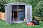 europa Shed Size 4A: Europa Shed Size 4A (316cm x 156cm roof - Dark Green