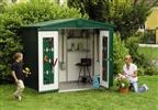 europa Shed Size 5: Europa Shed Size 5 (316cm x 228cm roof s - Dark Green