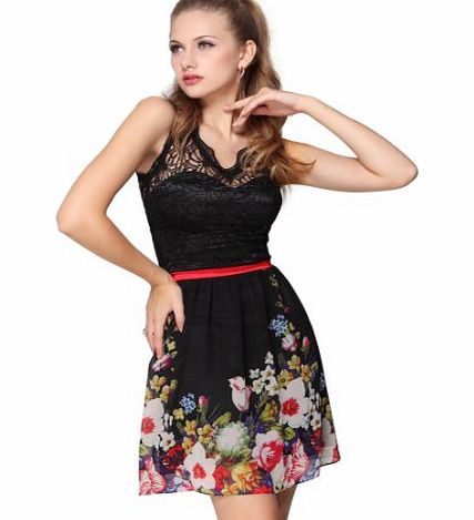 Ever-Pretty Ever Pretty Spring Casual Dresses For Juniors 03662, HE03662BK18, Black, 18UK