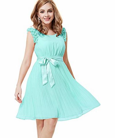 Ever-Pretty HE03717BL18, Blue, 18UK, Ever Pretty Summer Cocktail Dresses For Women 03717