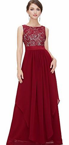 HE08217RD16, Red, 16UK, Ever Pretty Formal Prom Dresses Long 08217