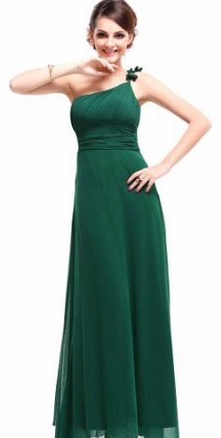 HE09596GR12, 12UK, Green,Ever Pretty One Shoulder Green Summer Dresses 09596