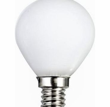 EVERBRIGHTPLUS 10 x 40 Watt SES/E14 Small Edison Screw Fitting G45 Round Golf Ball Bulbs in Opal (White/Soft) Finish Double Life: 2,000 Hours BY EVERBRIGHTPLUS