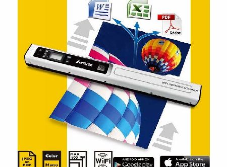 Everest 3rd Generation HandyScan Wireless Wifi Portable Handheld Colour Scanner 900 DPI With OCR Software, Original Invention Manufacturer   Wifi Features