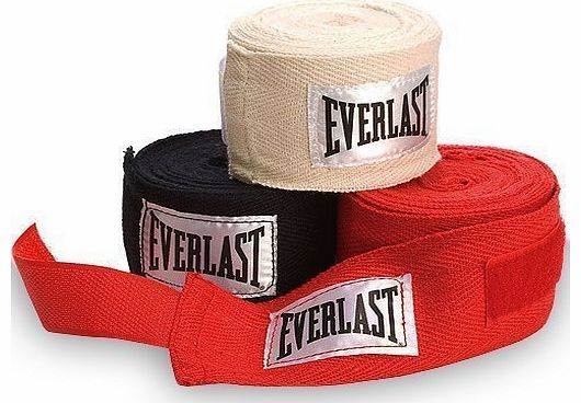 Everlast 3 Pack Hand Wraps - Red, 108 Inch