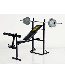 Everlast Bench and 40kg Weight Set