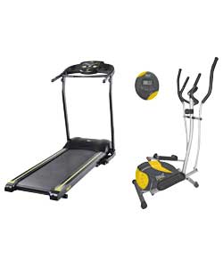 Treadmill with Free Cross Trainer