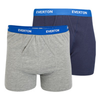 Everton 2pk Boxers - Navy/Grey.