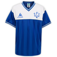 Everton Le Coq Sportif 1986 Shirt - Blue/White.