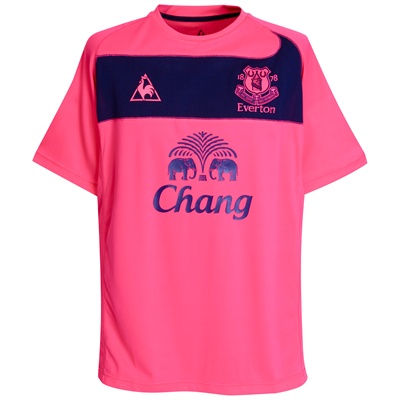 Le Coq Sportif 2010-11 Everton Away Football Shirt