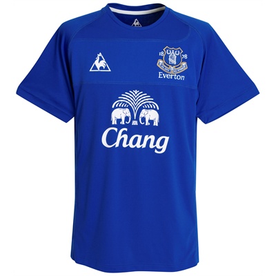 Le Coq Sportif 2010-11 Everton Home Football Shirt