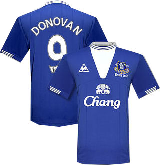 Umbro 09-10 Everton home (Donovan 9)