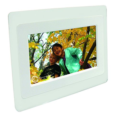 everythingplay Compositor 7 Inch Digital Photo Frame - White