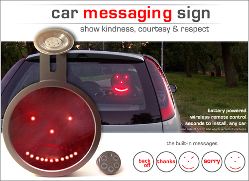 Drivemocion Car Messaging Sign