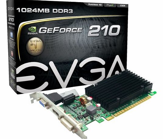 EVGA GF GT 210 1GB DDR3 Graphics Card