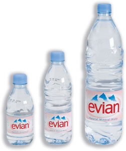 Evian Natural Mineral Water Bottle Plastic 1.5