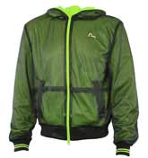 Black and Green Airtex Jacket