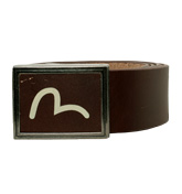 Brown Adjustable Leather Belt