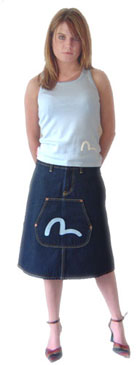 Evisu Handwarmer Skirt