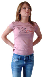 Evisu T Shirt - Pink Thread