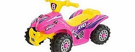 EVO  Girls Quad Bike Pink Ride On Battery Powered Toy Vehicle