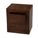 Indian 2 drawer bedside chest furniture