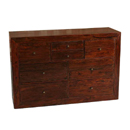 Indian 8 drawer chest of drawers