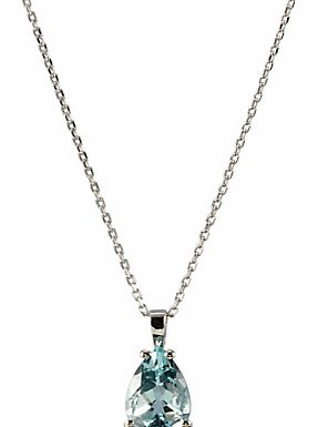 EWA Aquamarine Stone Necklace