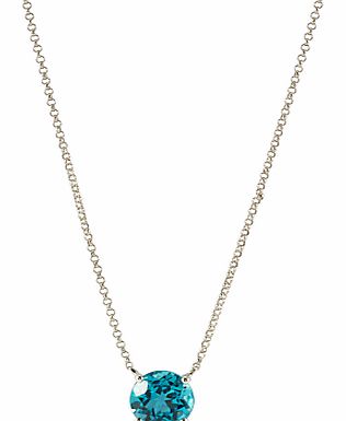 EWA Blue Topaz Pendant Necklace