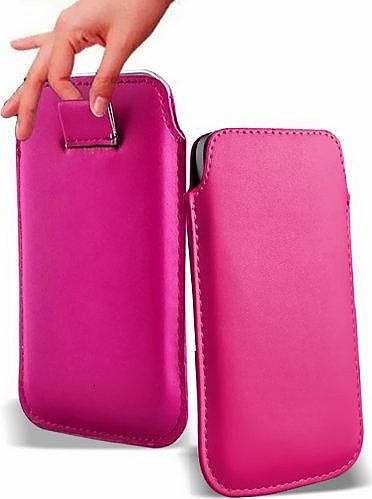 Excellent Accessories Motorola Moto E Pink Leather Pull Tab Protective Pouch Case Cover With Pull Tab Function