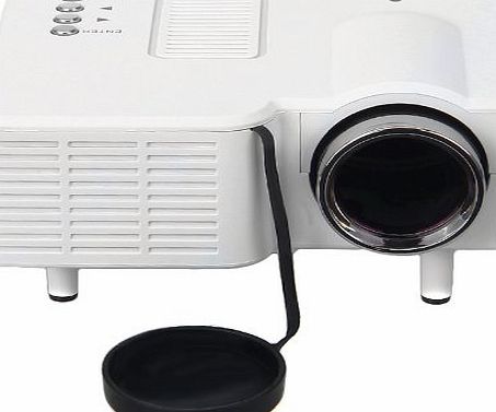 Excelvan LCD Projector Support Audio WMA, MP3 LED Projector Portable HD LED Projector Cinema Theater PC
