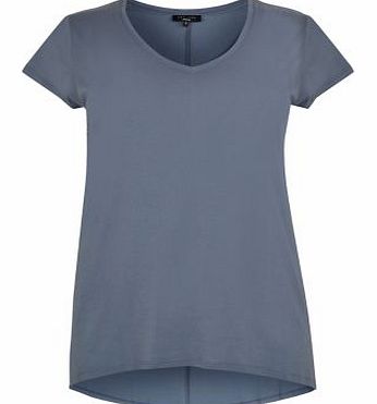 Inspire Grey Plain T-Shirt 3274245