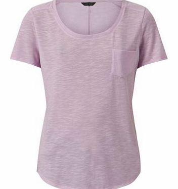 Lilac Seam Back Pocket Front T-Shirt 3288534