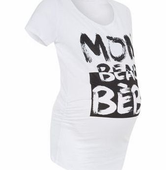Maternity White Mon Beau Bebe T-Shirt 3104771