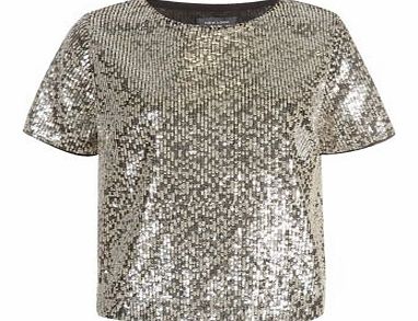 Silver Sequin T-Shirt 3266729