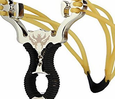 EXO ARMER Hunting Wolf Pattern High Velocity Top Stainless Powerful Hunter Sling Shot Equipment Athletic Catapult Slingshot Outdoor