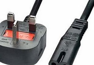 Express Computer Parts Figure 8 Eight Radio Mains Power Lead Cable C7 Cord UK