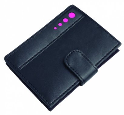 iPod video case - Black leather (EX445)