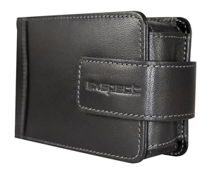 Leather Compact Camera Case - Black -