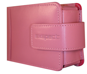 Leather Compact Camera Case - Pink - EX279