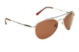 Eye Level Designer Eyewear Ladies Retro Designer Fashion Aviator Metal Sunglasses with Polarized Lens - Gunmetal Frame