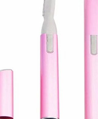 EYX Formula Pink Electric Lady Shaver Bikini Legs Eyebrow Trimmer Shaper Hair Remover with Makeup Brush For Body Beauty.