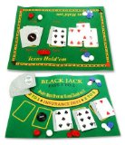 EZS Casino Set - Black Jack and Poker in a Tin Storage Tube