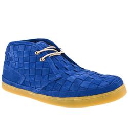 F Troupe Male Woven Suede Suede Upper in Blue