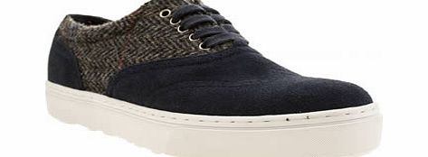 f troupe Navy Lace Up Trainers