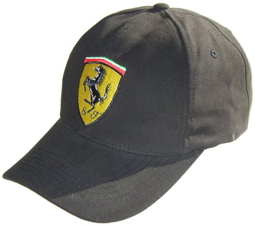 F1 Gear Ferrari Essential Scudetto Cap Black